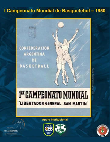 C 353 Selo Campeonato Mundial de Basquete Mapa 1954